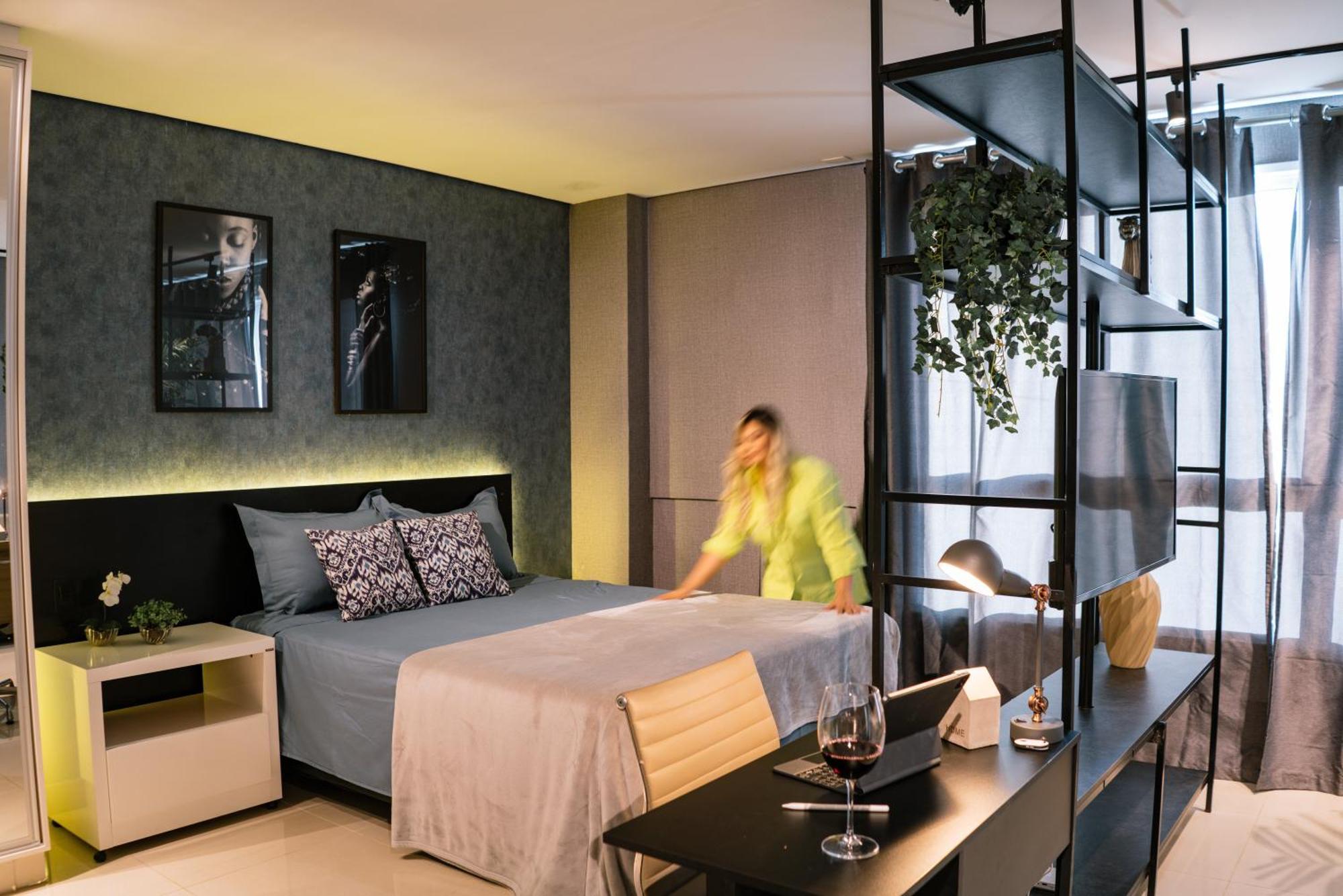 Flat Studio Dna Smart Style Goiania Ngoại thất bức ảnh